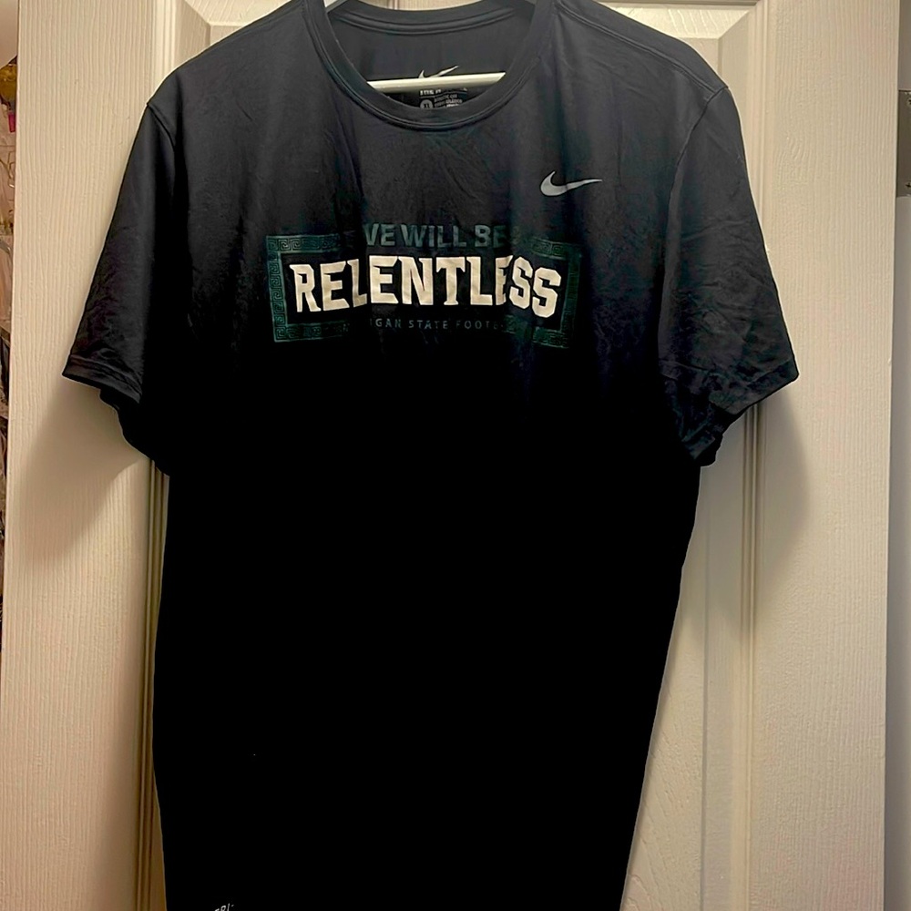 Míchigan State Football Nike Dri- Fit Shirt